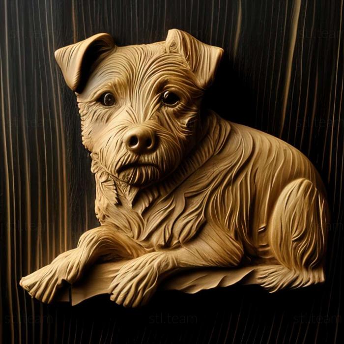 3D model Tenterfield Terrier dog (STL)